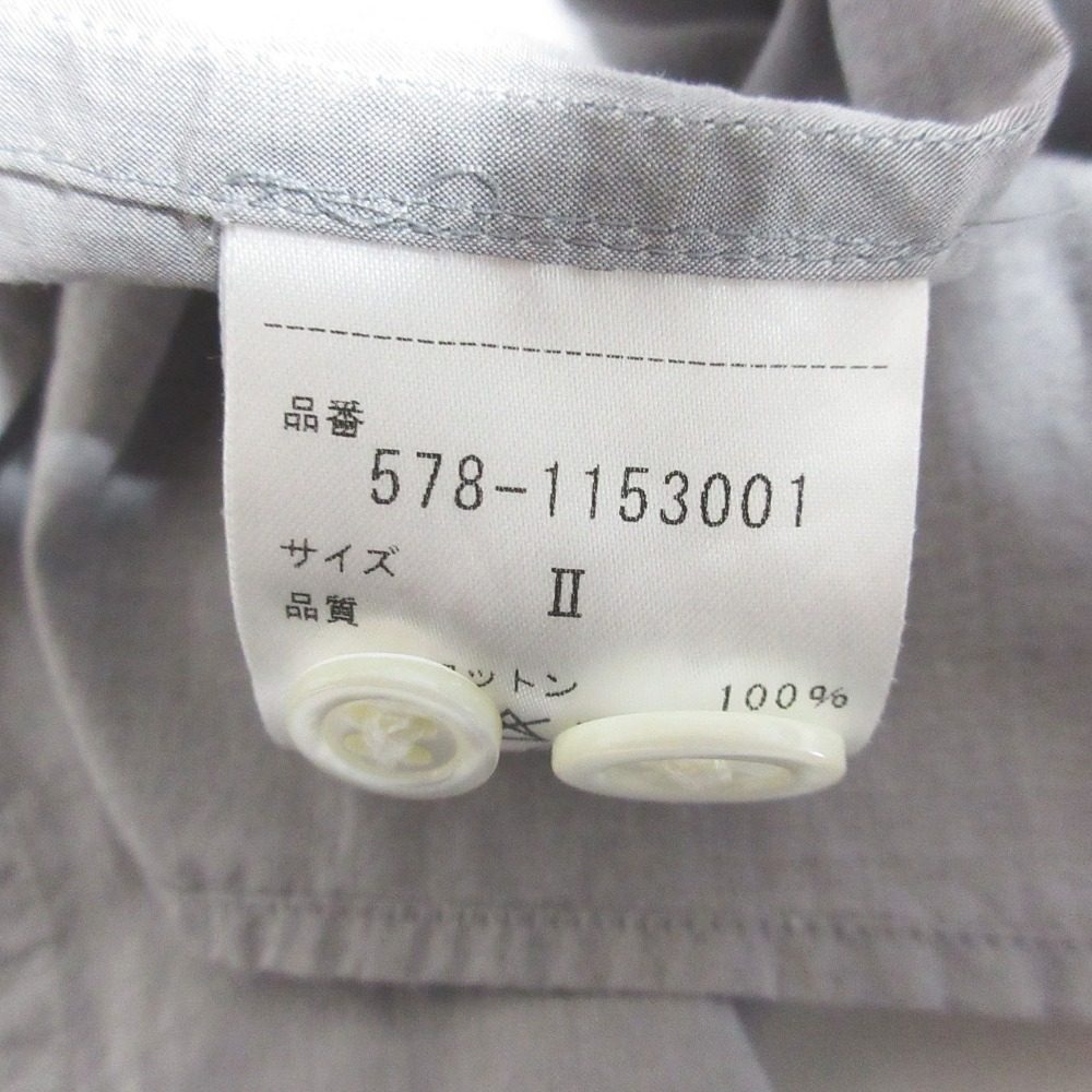 マーガレットハウエル コットンボウタイブラウス