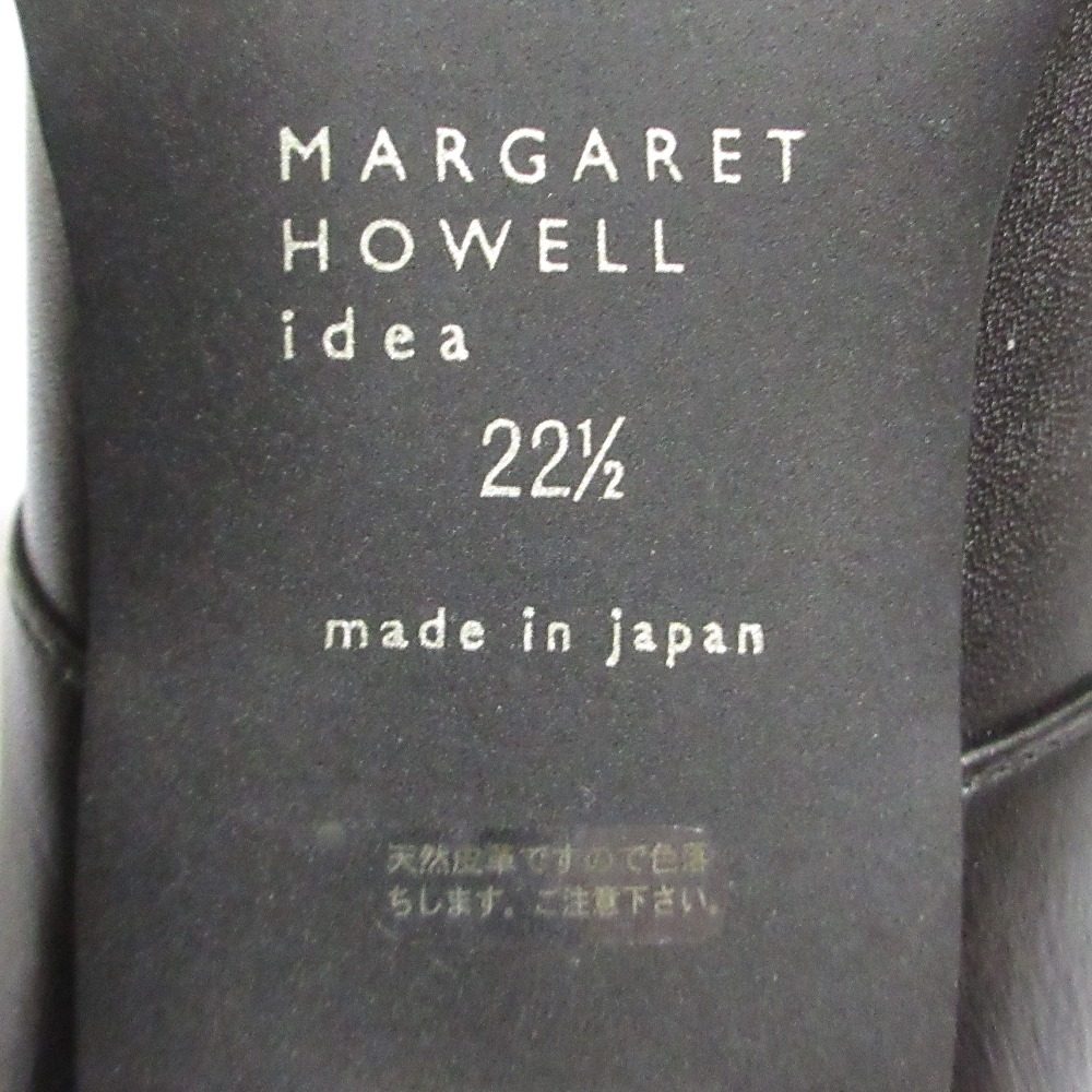 マーガレットハウエルアイデア レザー レースアップシューズ