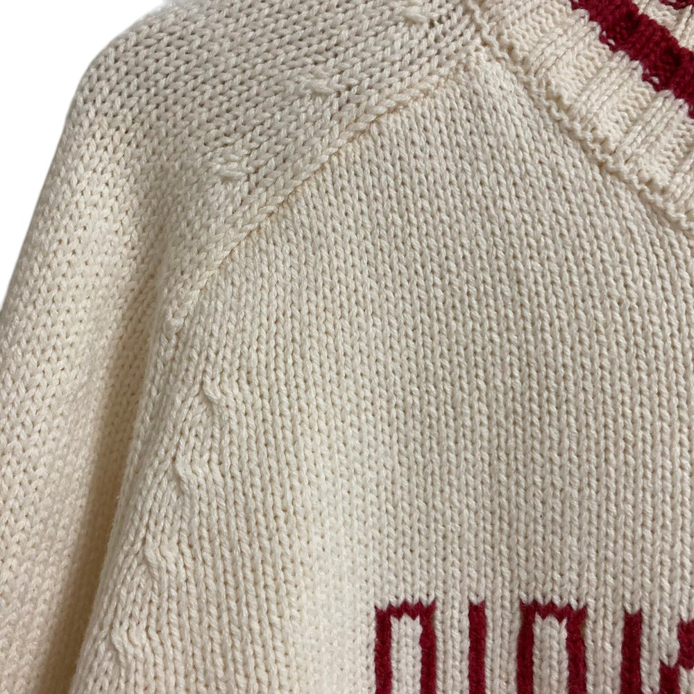 ピンクハウス ロゴ刺繍ニットセーター