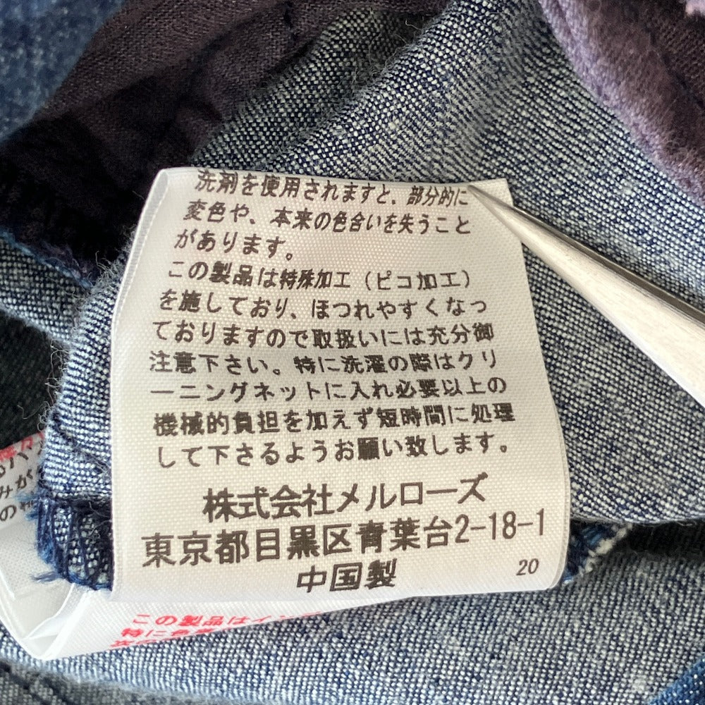 ピンクハウス フラワー刺繍デニムパンツ