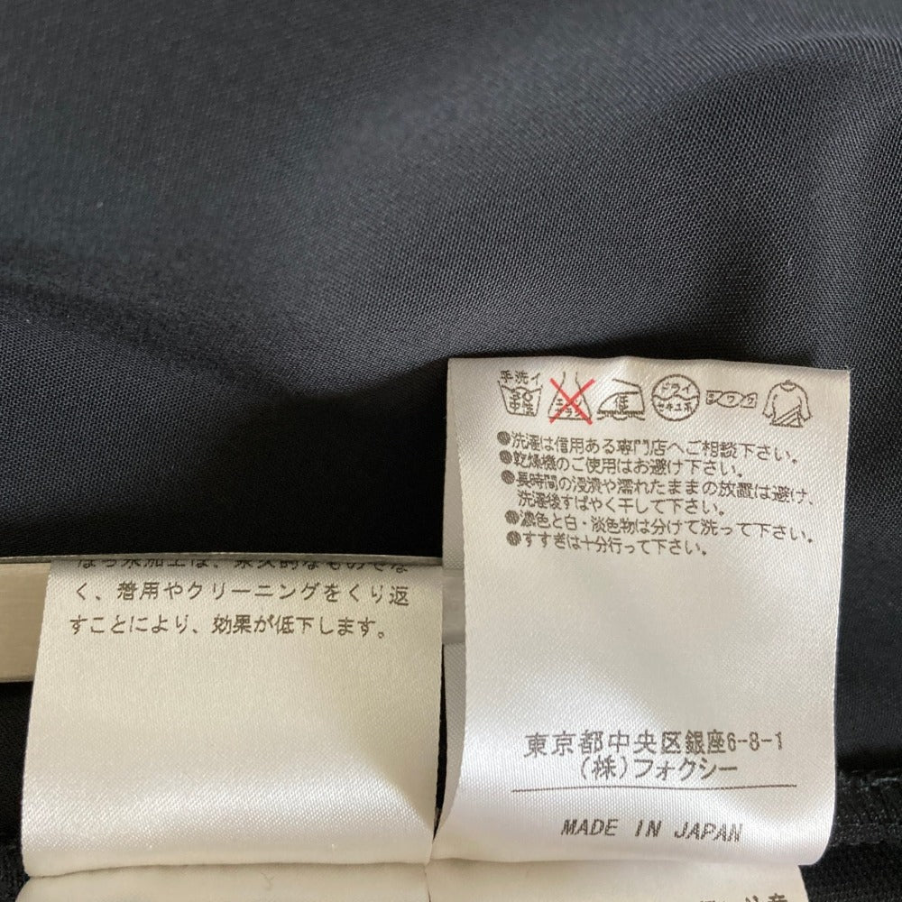 フォクシーニューヨーク ノースリーブ ひざ丈ワンピース