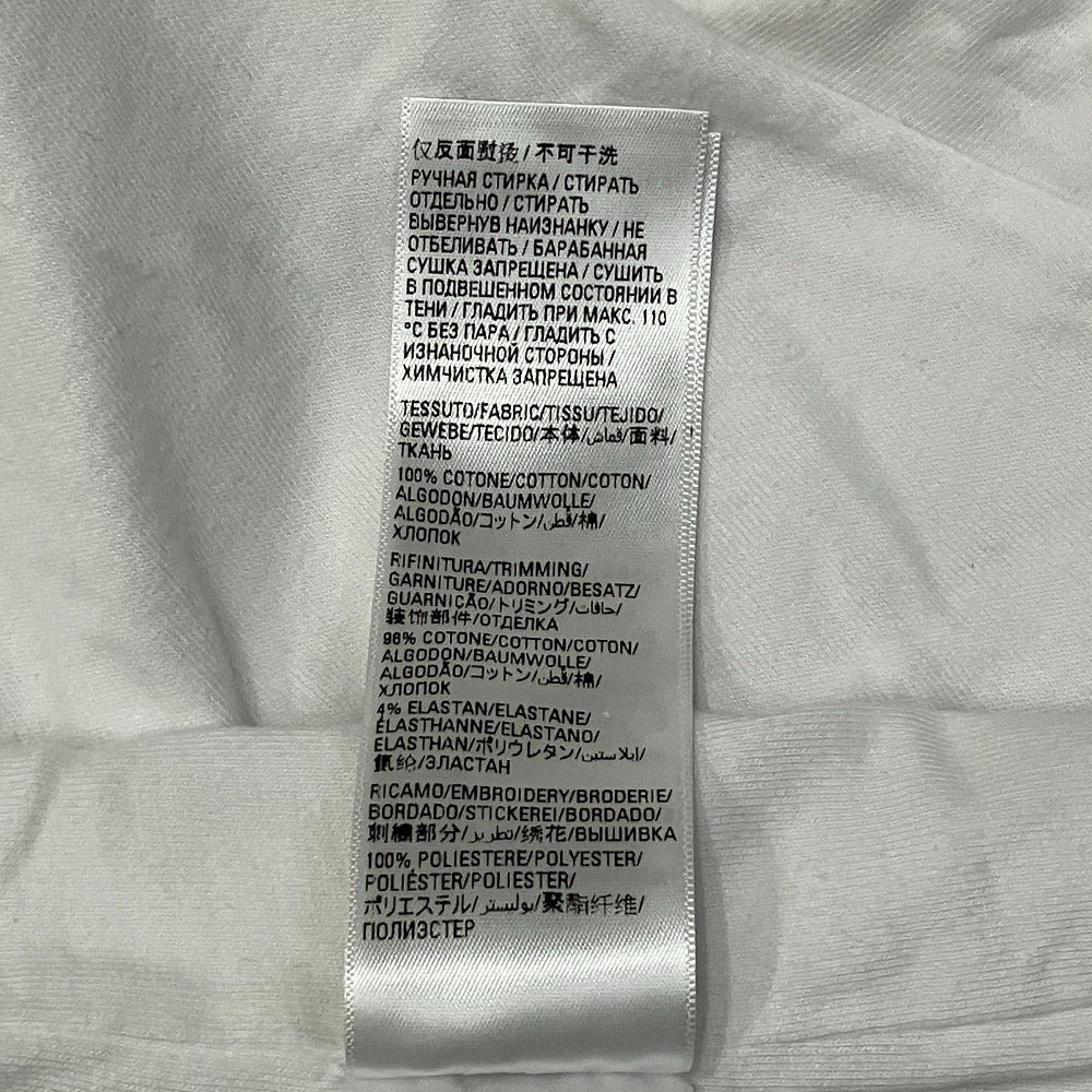 バレンシアガ インサイドアウト ロゴ刺繍 コットンTシャツ