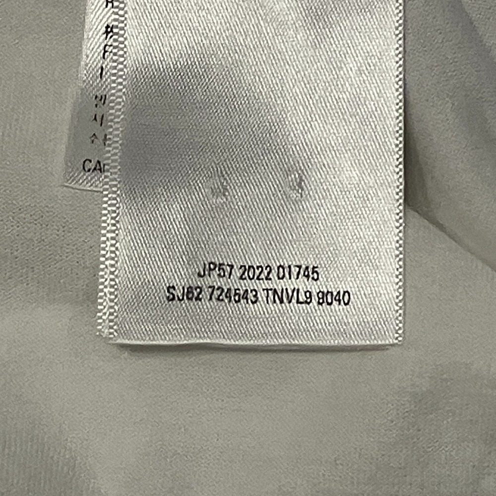 バレンシアガ ケアラベルプリント コットンオーバーサイズTシャツ
