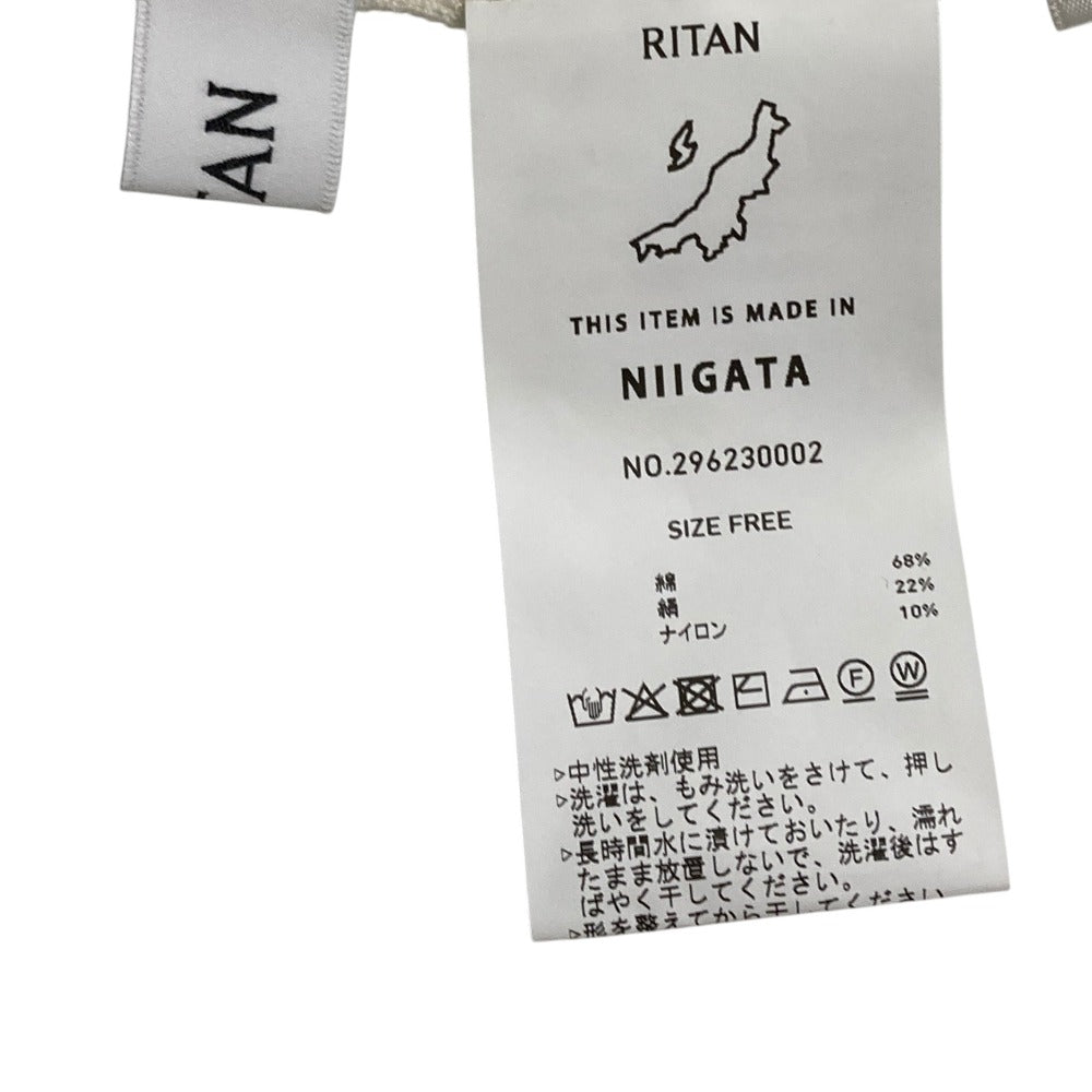 RITANシルクコットンニットトップス
