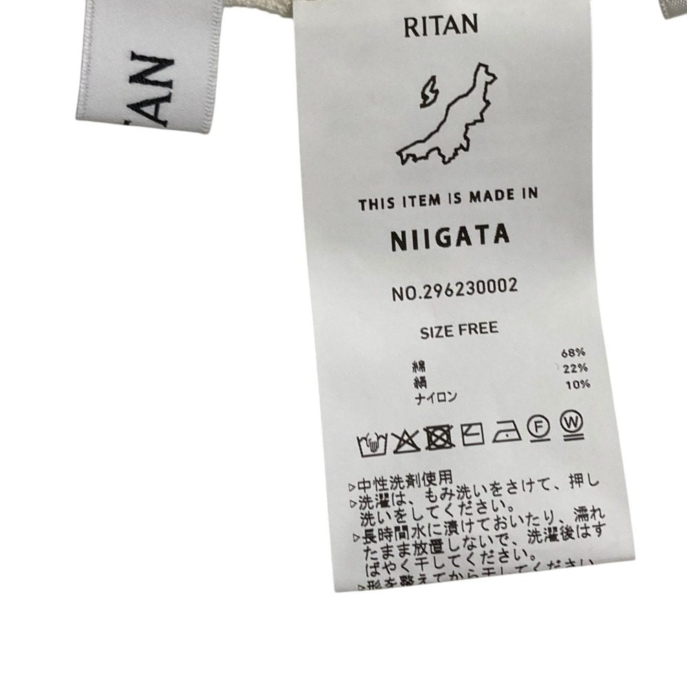 RITANシルクコットンニットトップス