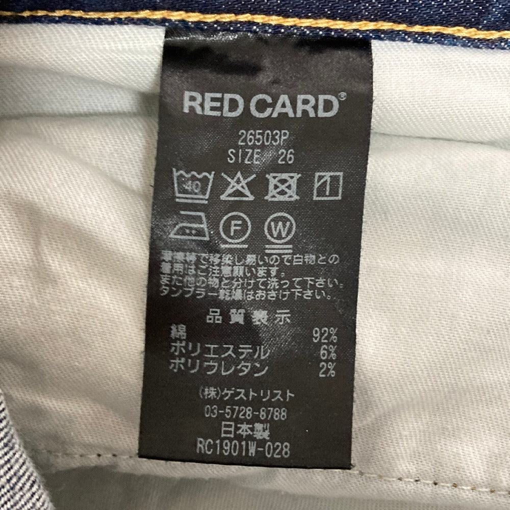 レッドカード ストレッチデニムパンツ