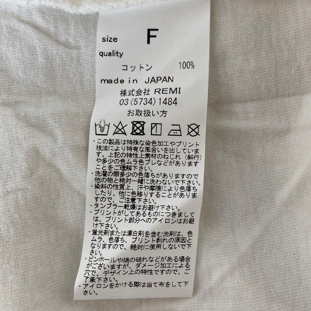 レミレリーフ ロングスリーブTシャツ
