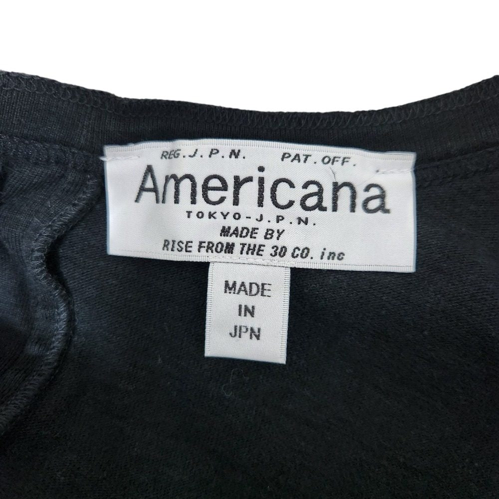 アメリカーナ コットンロングスリーブTシャツ
