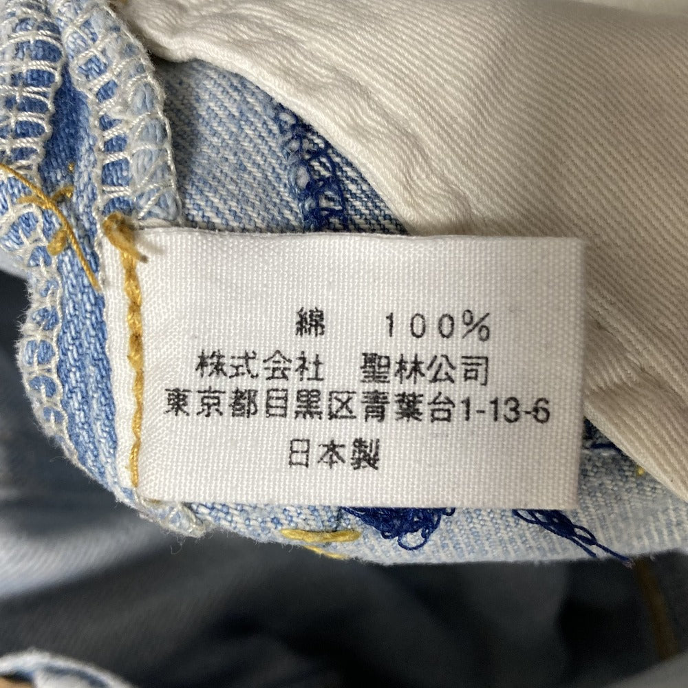 ブルーブルー パッチワークデニムパンツ