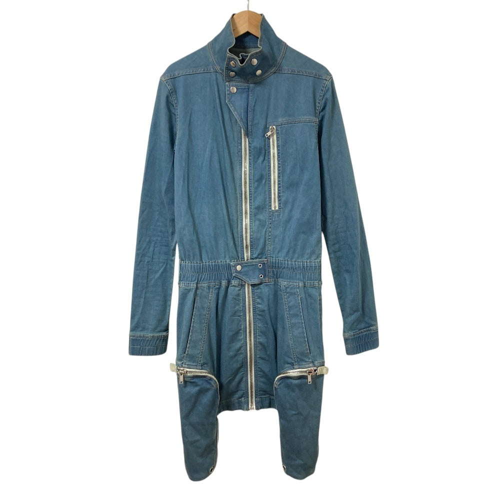リックオウエンスダークシャドウ IES CARGO MINI DRESS デニムワンピース