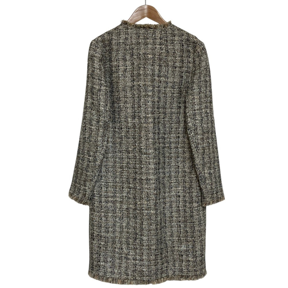 セオリー BEVERLY TWEED ノーカラーコート