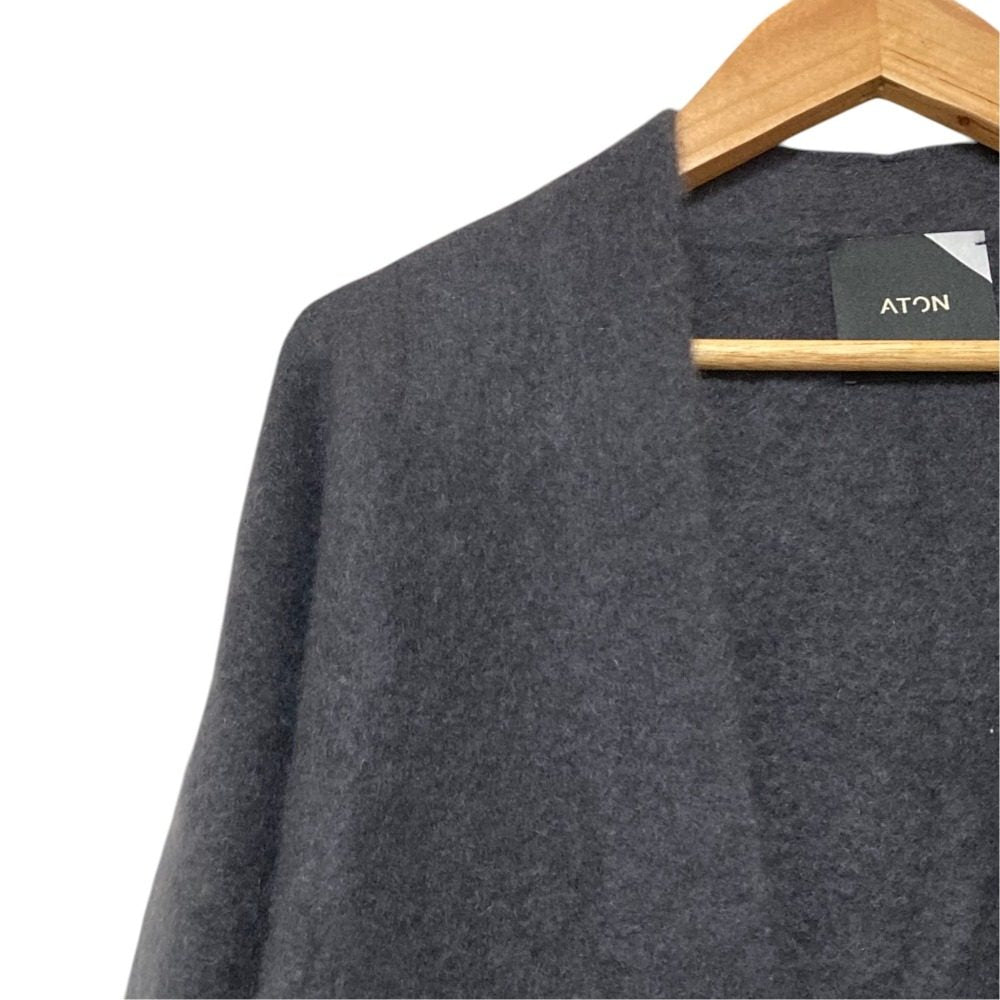 エイトン FUR CASHMERE ロングニットカーディガン