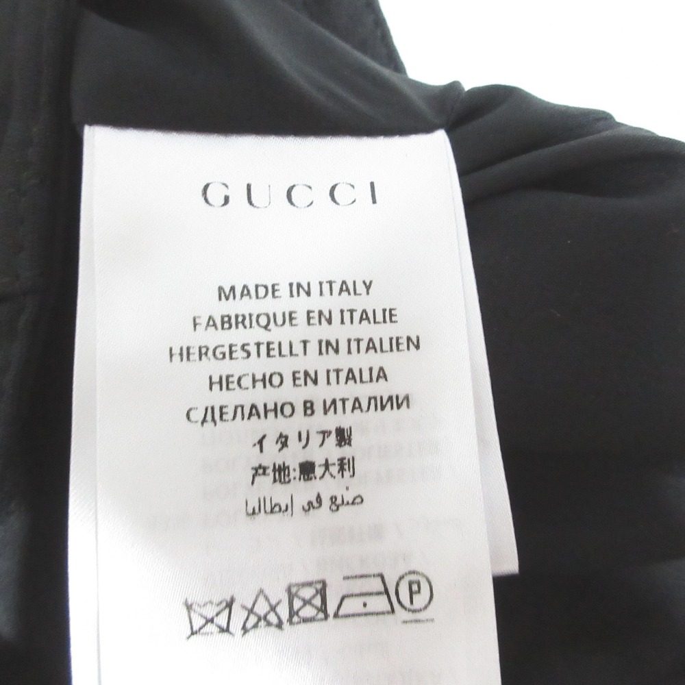 グッチ GGパールボタン シルクブレンドスカート