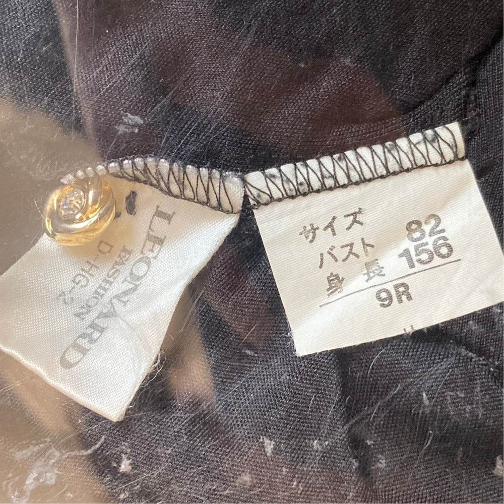 レオナール シルクロングスリーブカットソー