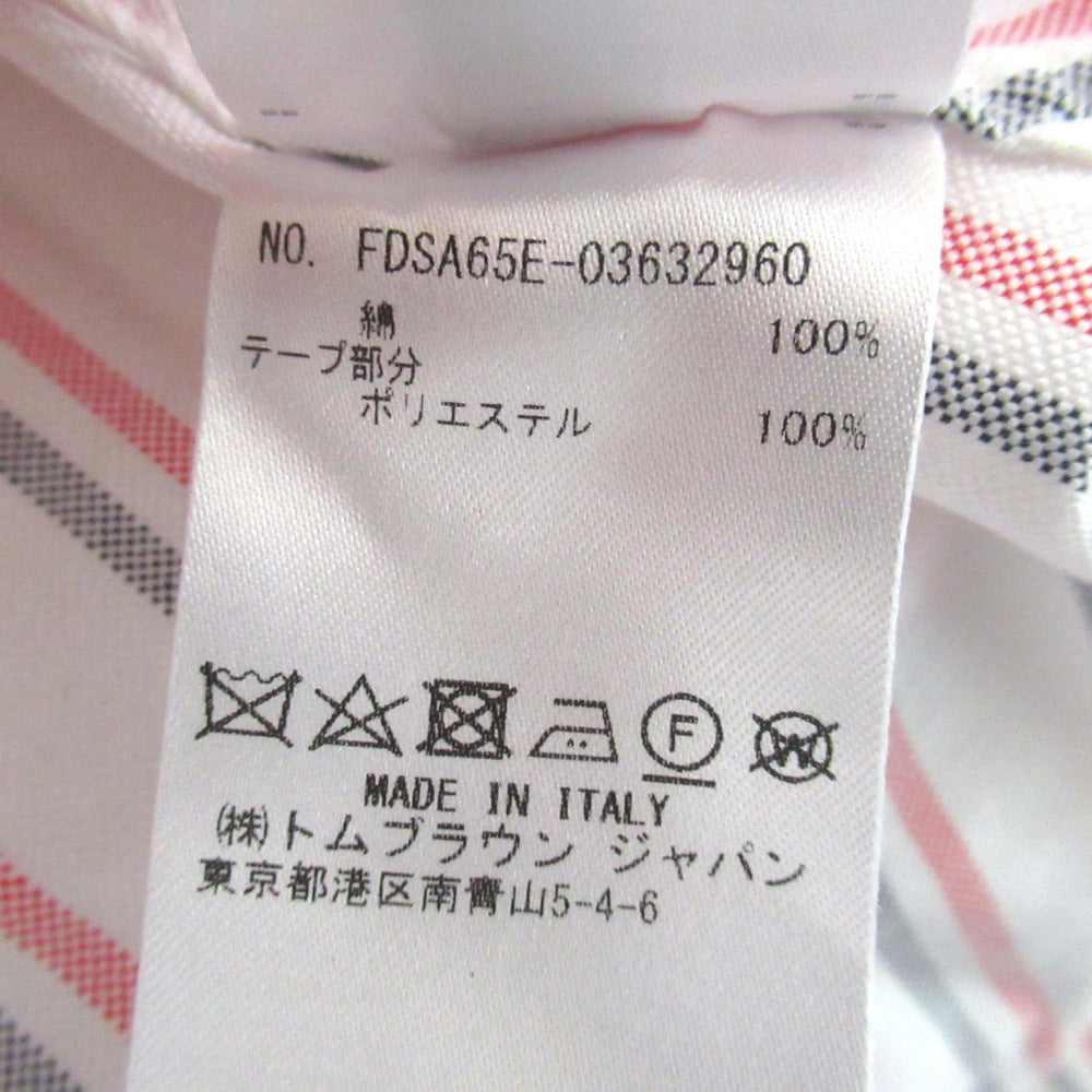 トムブラウン ストライプ長袖シャツ