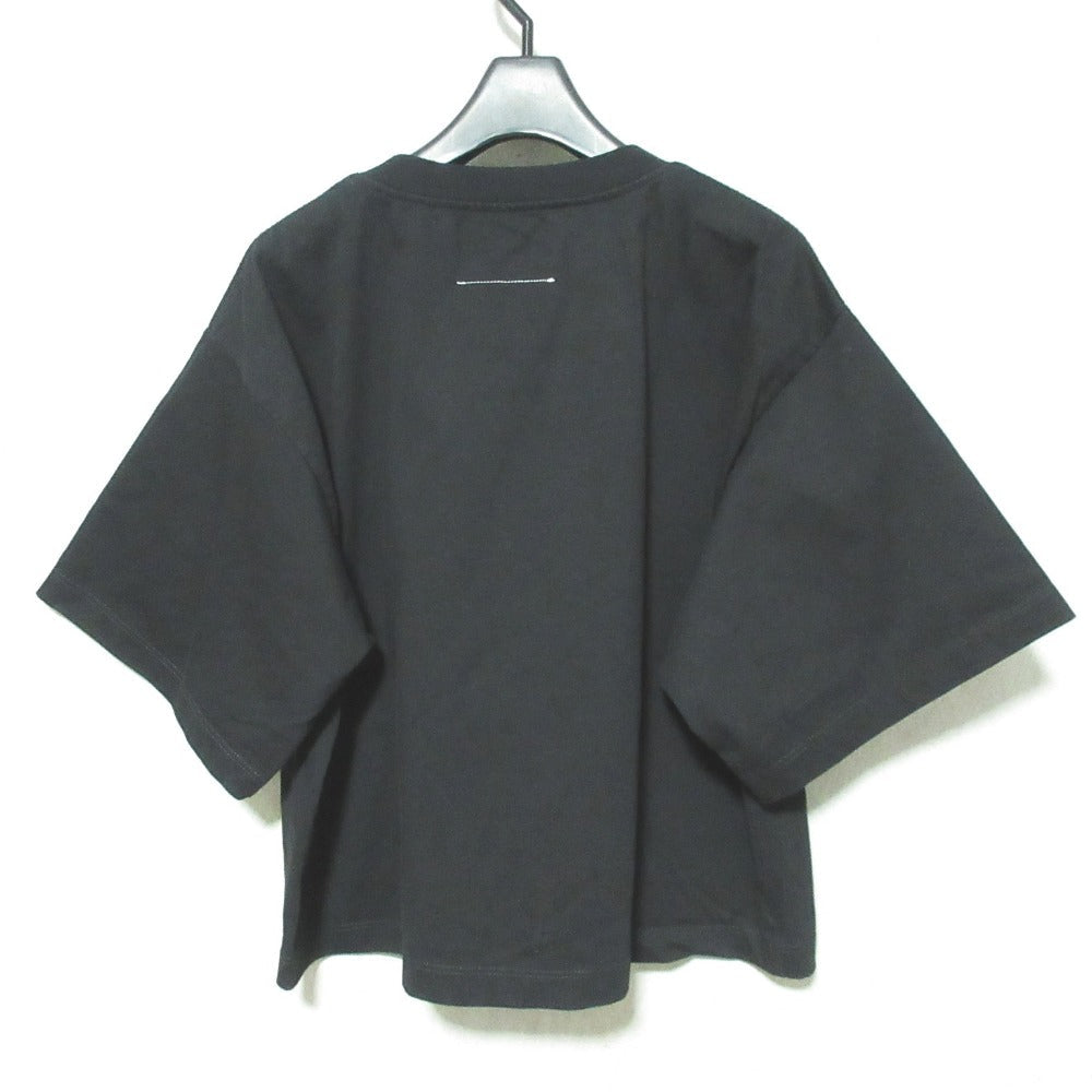 エムエムシックスメゾンマルジェラ チェック クロップドTシャツ