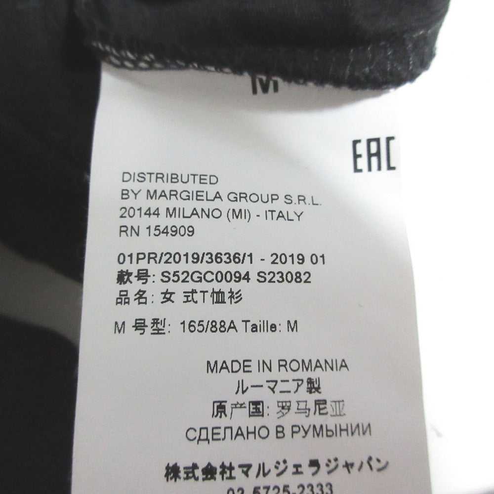 エムエムシックスメゾンマルジェラ チェック クロップドTシャツ