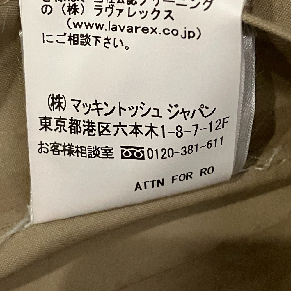 マッキントッシュ ゴム引きステンカラーコート