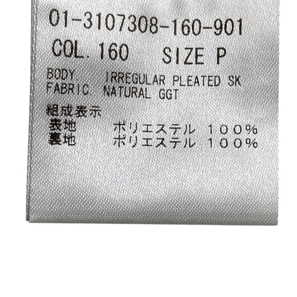 セオリー NATURAL GGT IRREGULAR PLEATED スカート