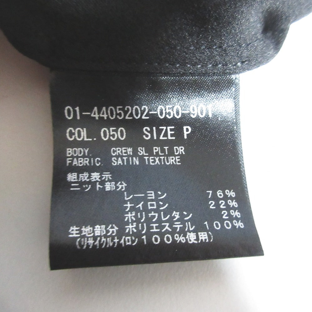 セオリー SATIN TEXTURE CREW SL PLT DR ワンピース