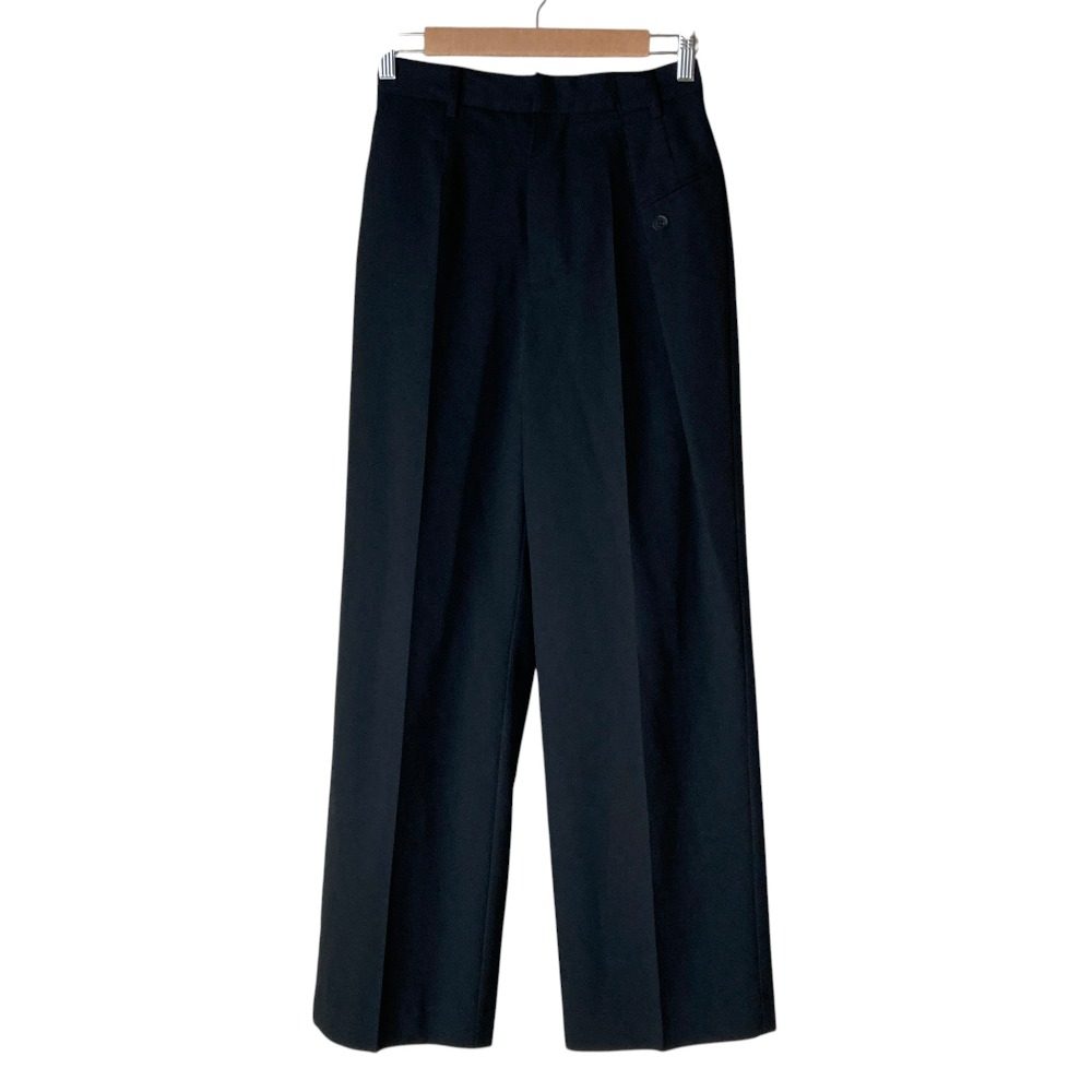 アメリ FOLD CORD BELT STRAIGHT PANTS パンツ