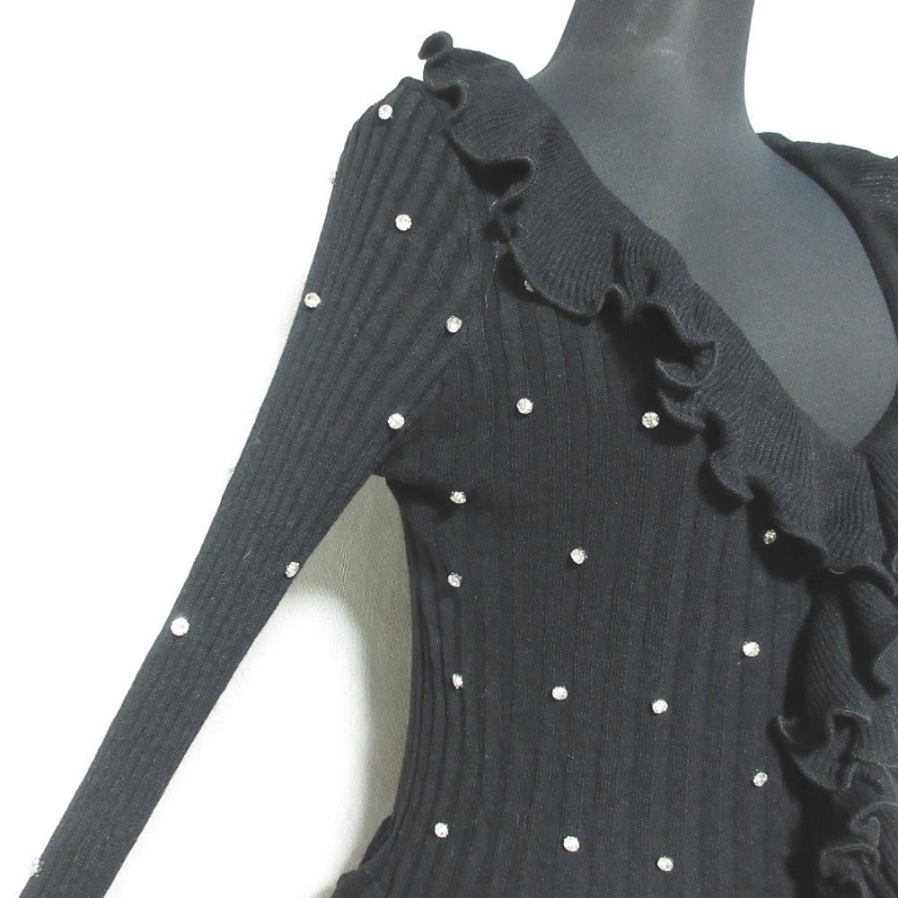 クレイミー Ruffle Frill Bijou ニットカーディガン