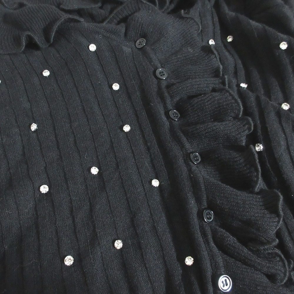 クレイミー Ruffle Frill Bijou ニットカーディガン