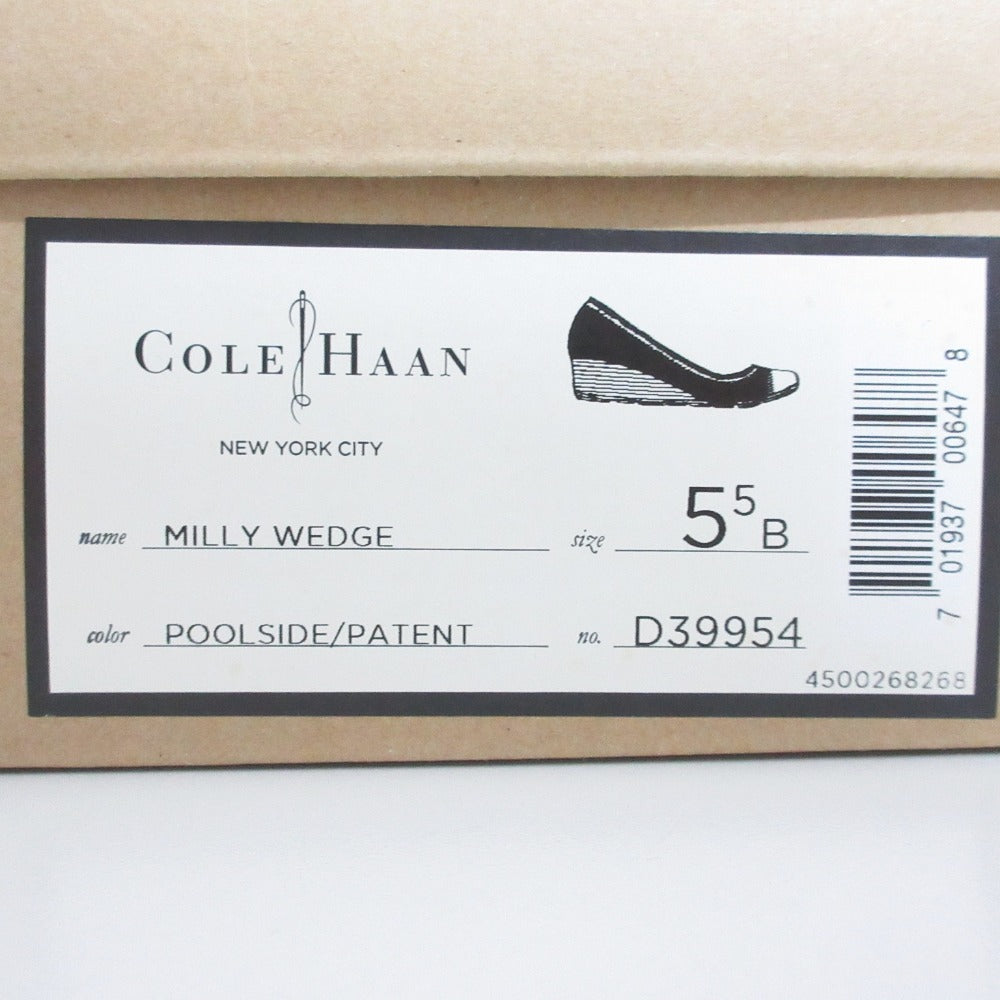 コールハーン Milly Wedge レザーパンプス