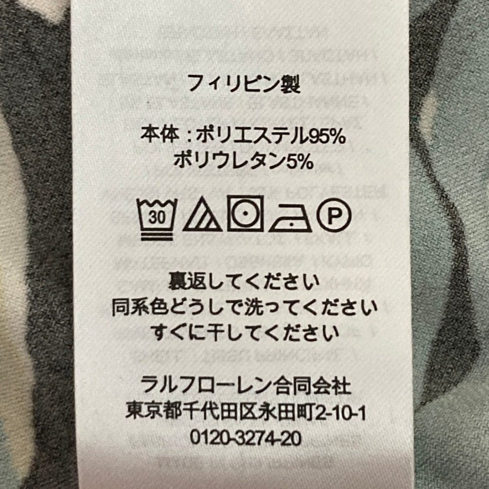 ローレンラルフローレン フラワープリント ストレッチワンピース
