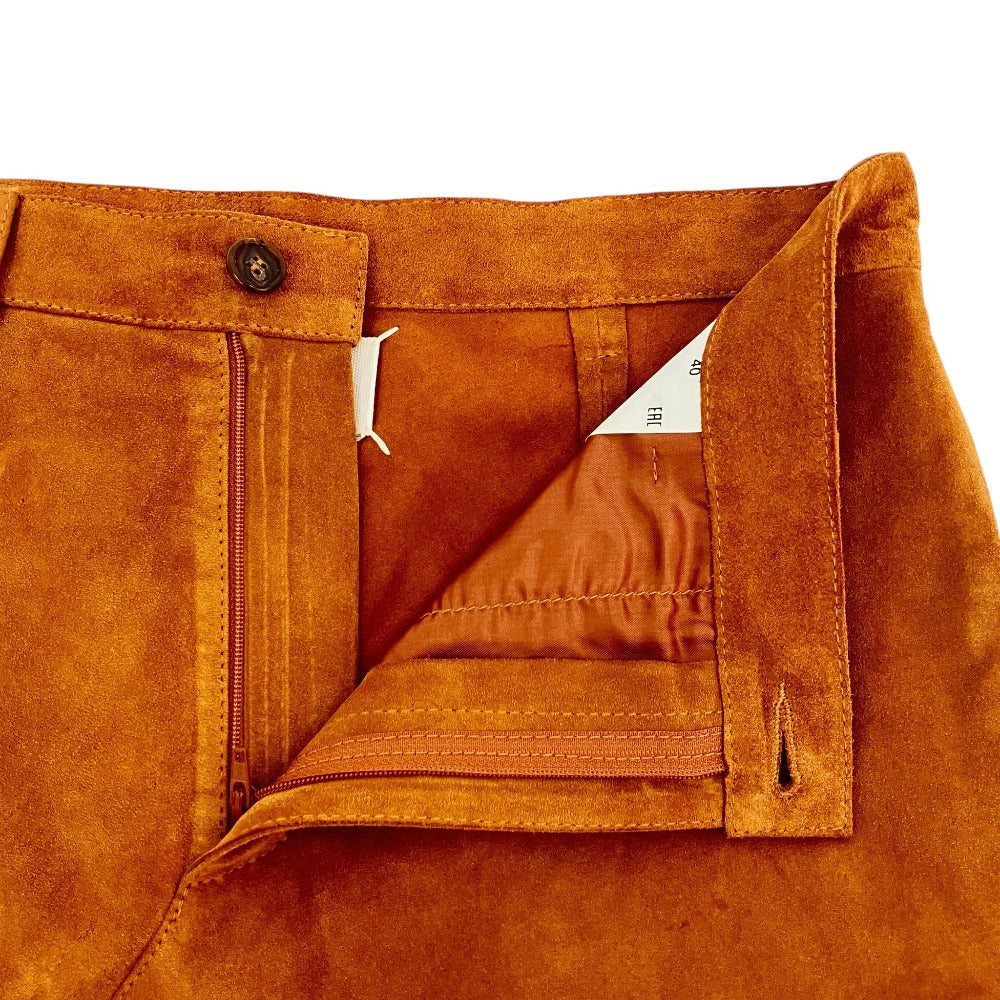 メゾンマルジェラ スエードアシンメトリースカート