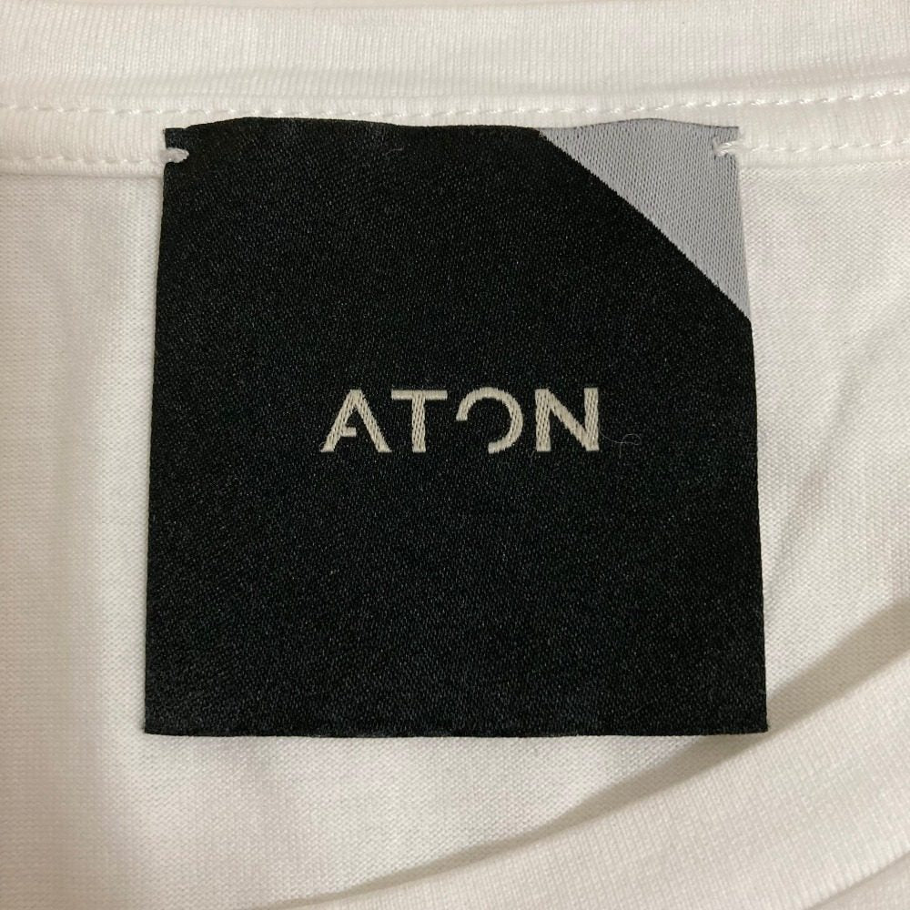 エイトン ロングスリーブラウンドヘムTシャツ