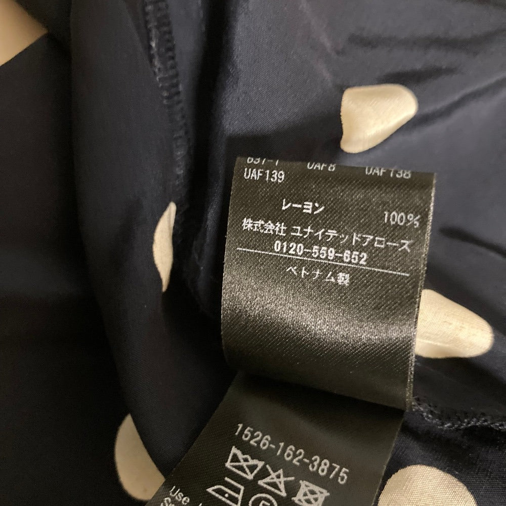 ユナイテッドアローズ ドットプリントシャツワンピース