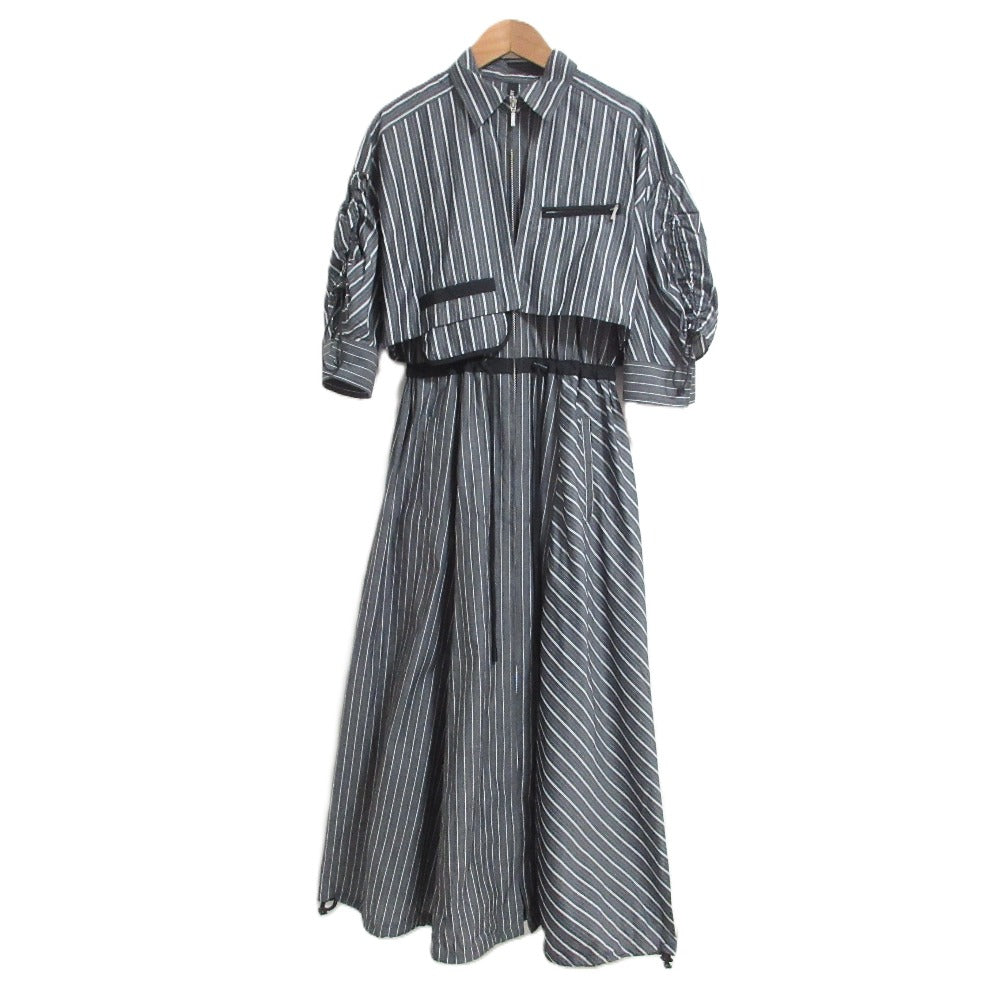 アウラアイラ WAIST DRAWSTRING SHIRT ワンピース