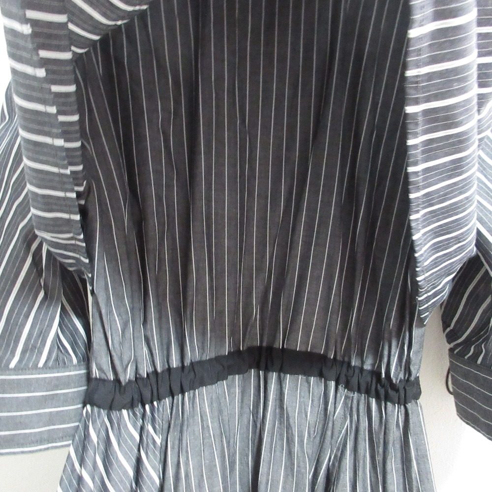 アウラアイラ WAIST DRAWSTRING SHIRT ワンピース