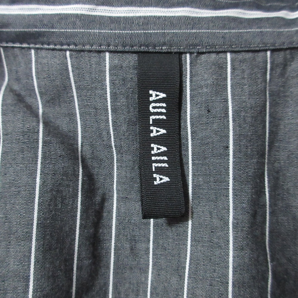アウラアイラ WAIST DRAWSTRING SHIRT ワンピース