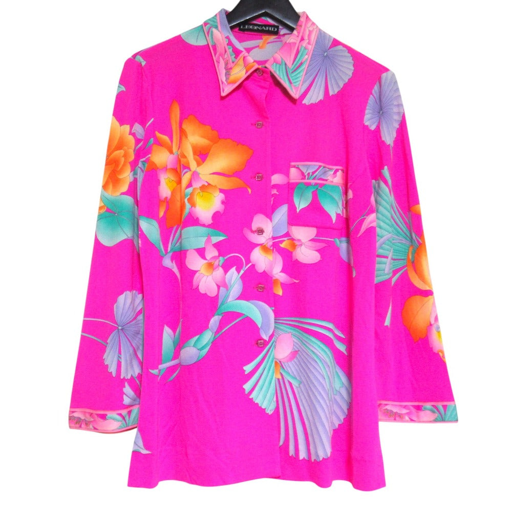 レオナールファッション シルクシャツ