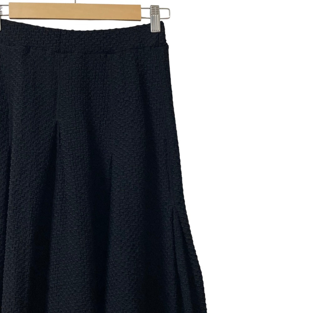マメクロゴウチ Shirring Jersey Jacquard フレアスカート