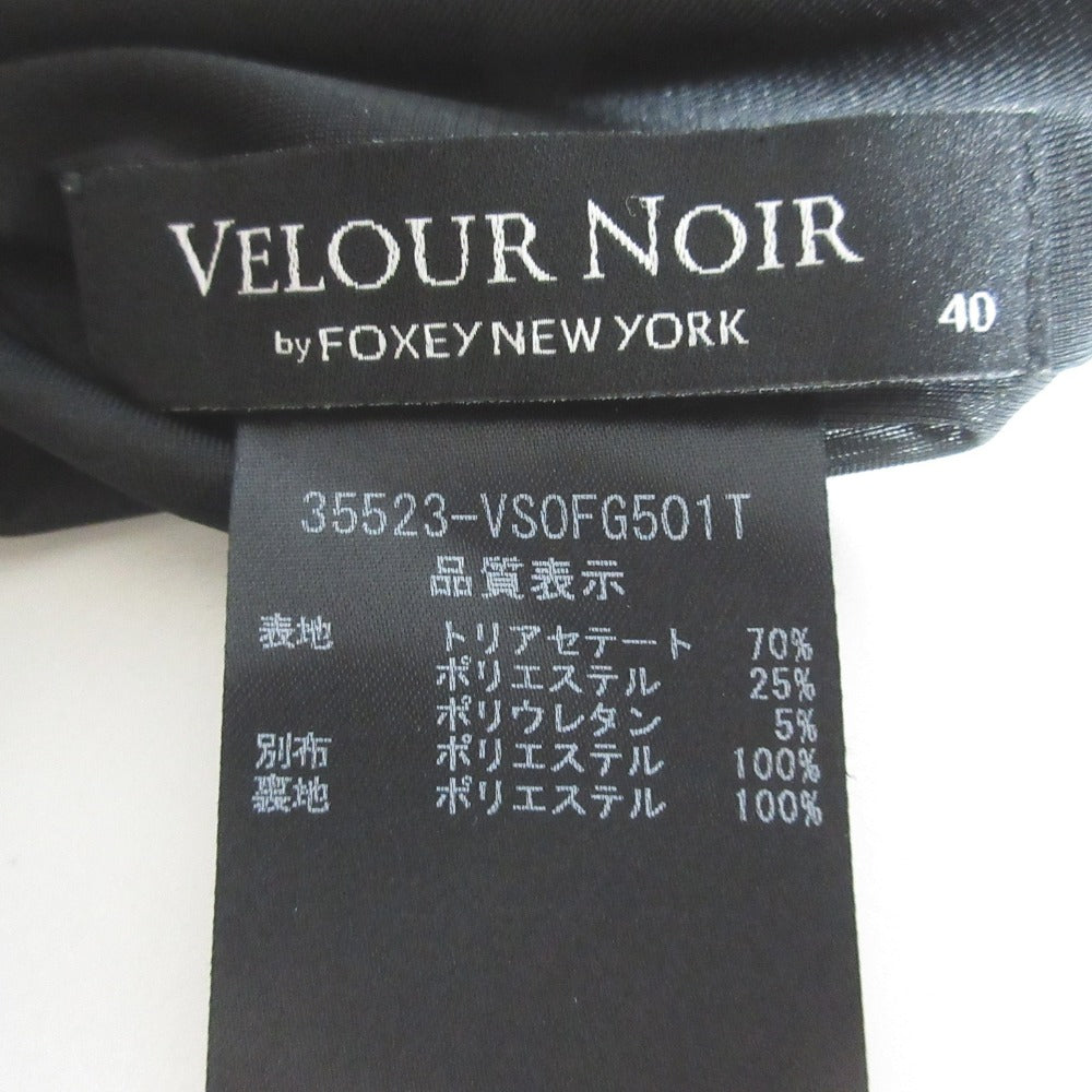 ベロアノワールバイフォクシーニューヨーク ノースリーブワンピース