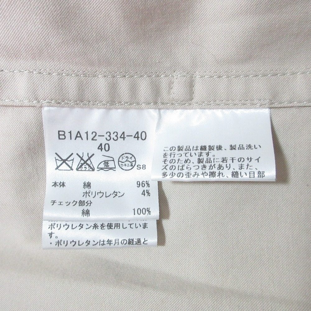 バーバリーロンドン コットン トレンチコート