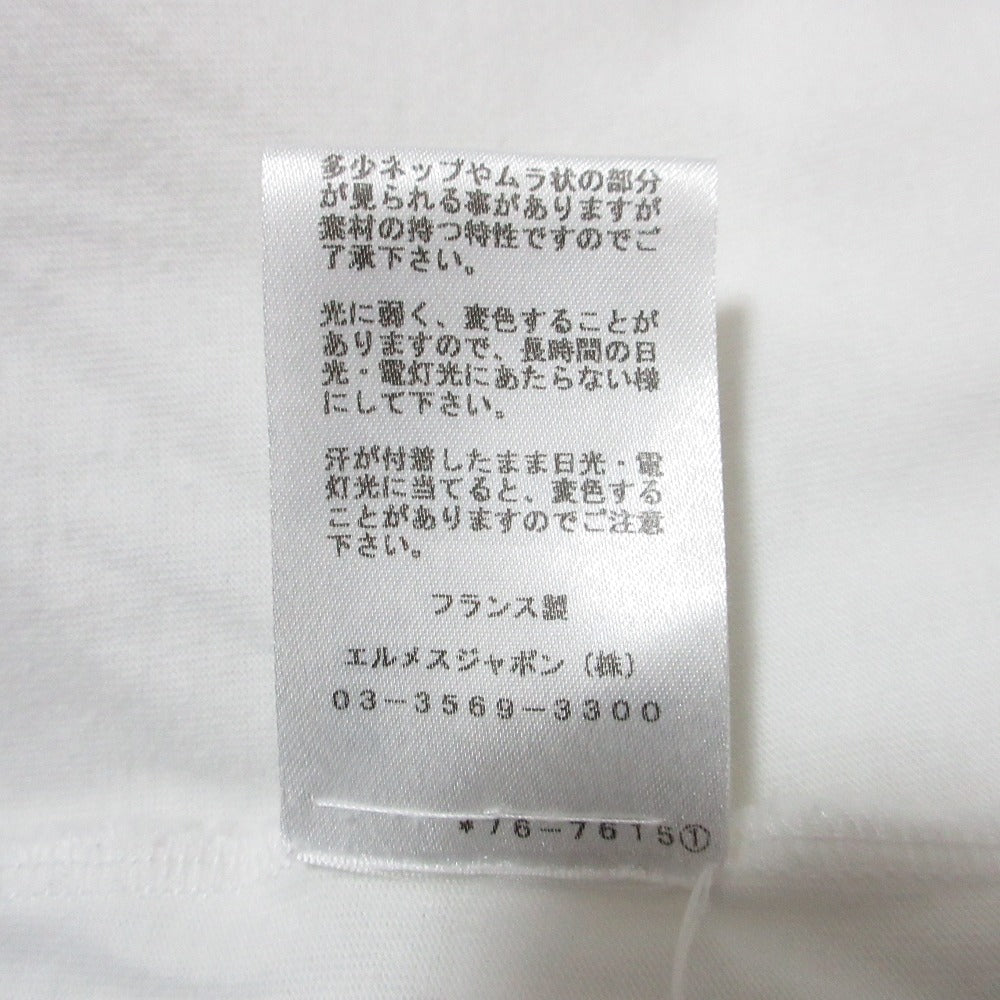 エルメス エンブロイダリー コットンTシャツ