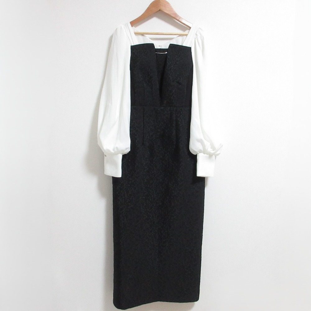 ハーリップトゥ Crillon Crystal Pearl Jaquardドレス