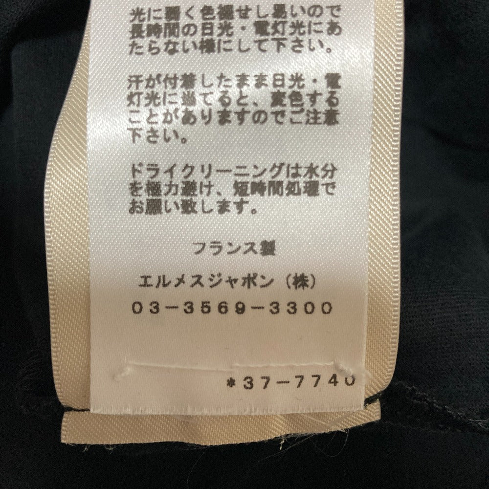 エルメス 刺繍ポケット モザイク コットンTシャツ