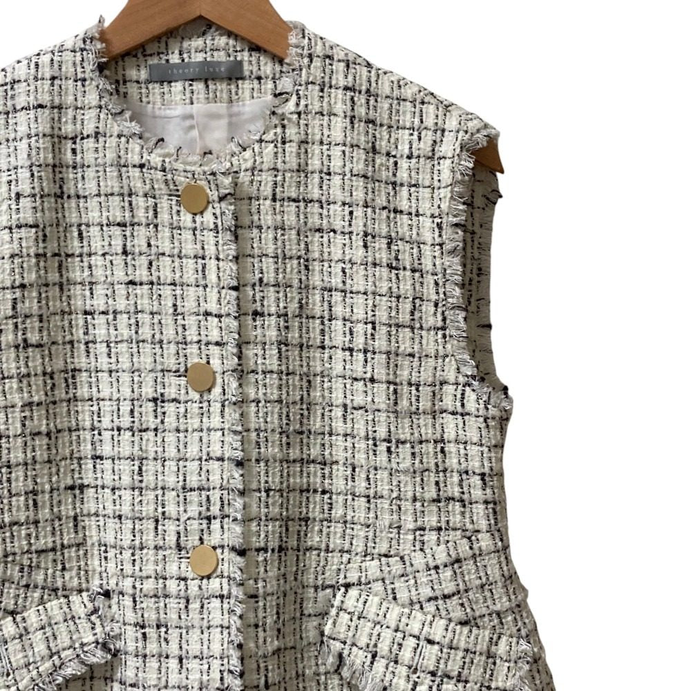 セオリーリュクス NOMA TWEED ノースリーブジャケット