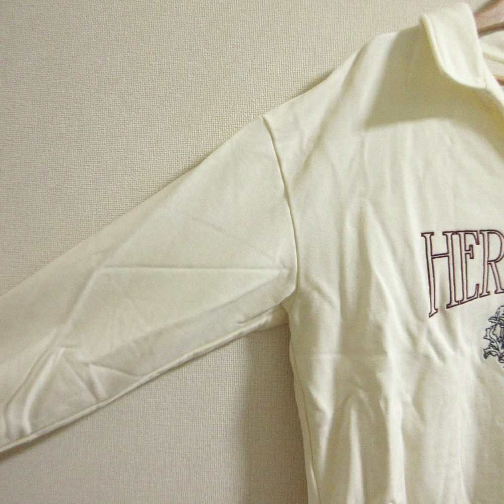 ハーリップトゥ Embroidery Polo スウェット
