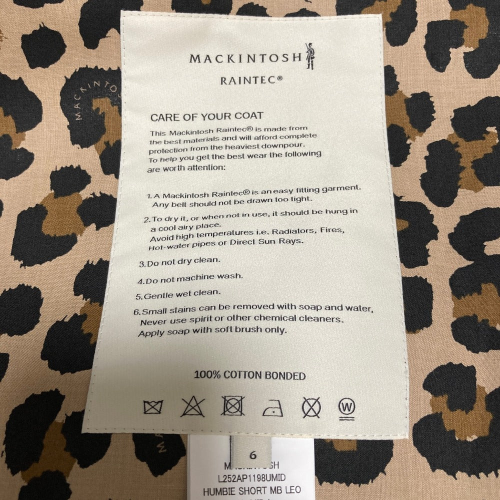マッキントッシュ HUMBIE SHORT MB LEO ステンカラーコート