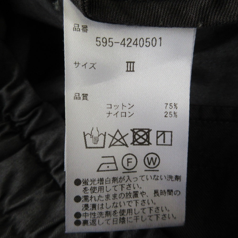 マーガレットハウエル DENSE COTTON TWILLワイドパンツ
