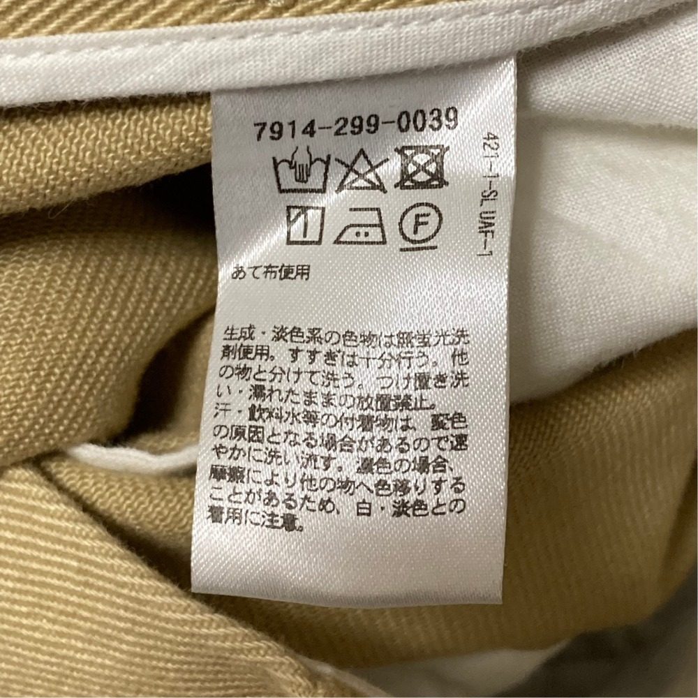 ブラミンク タックワイドパンツ