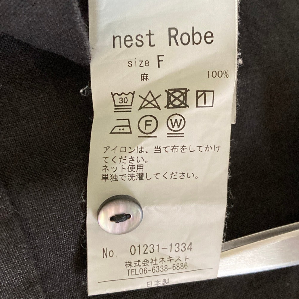 ネストローブ リネンロングスリーブブラウス