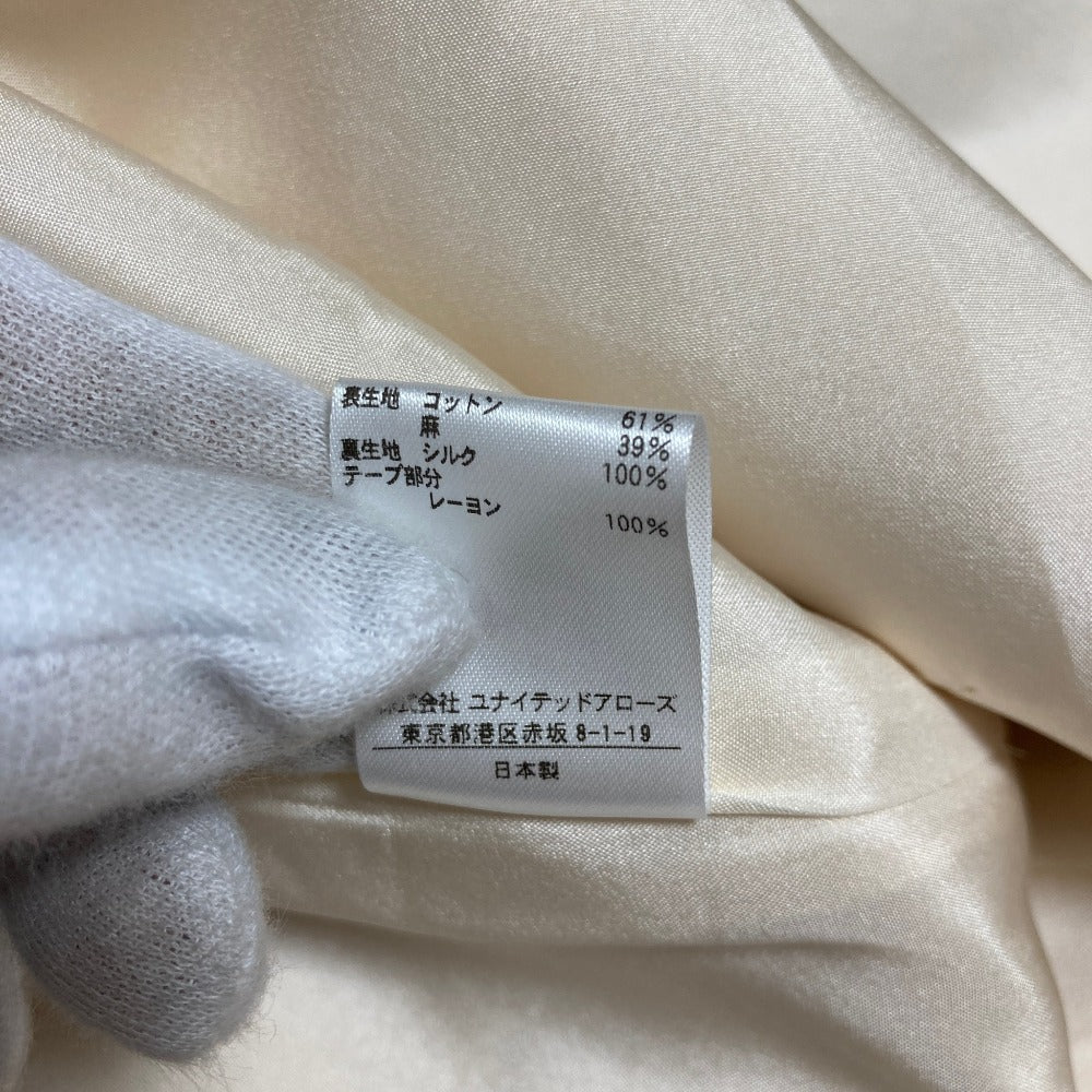 ドゥロワー リネンノーカラージャケット