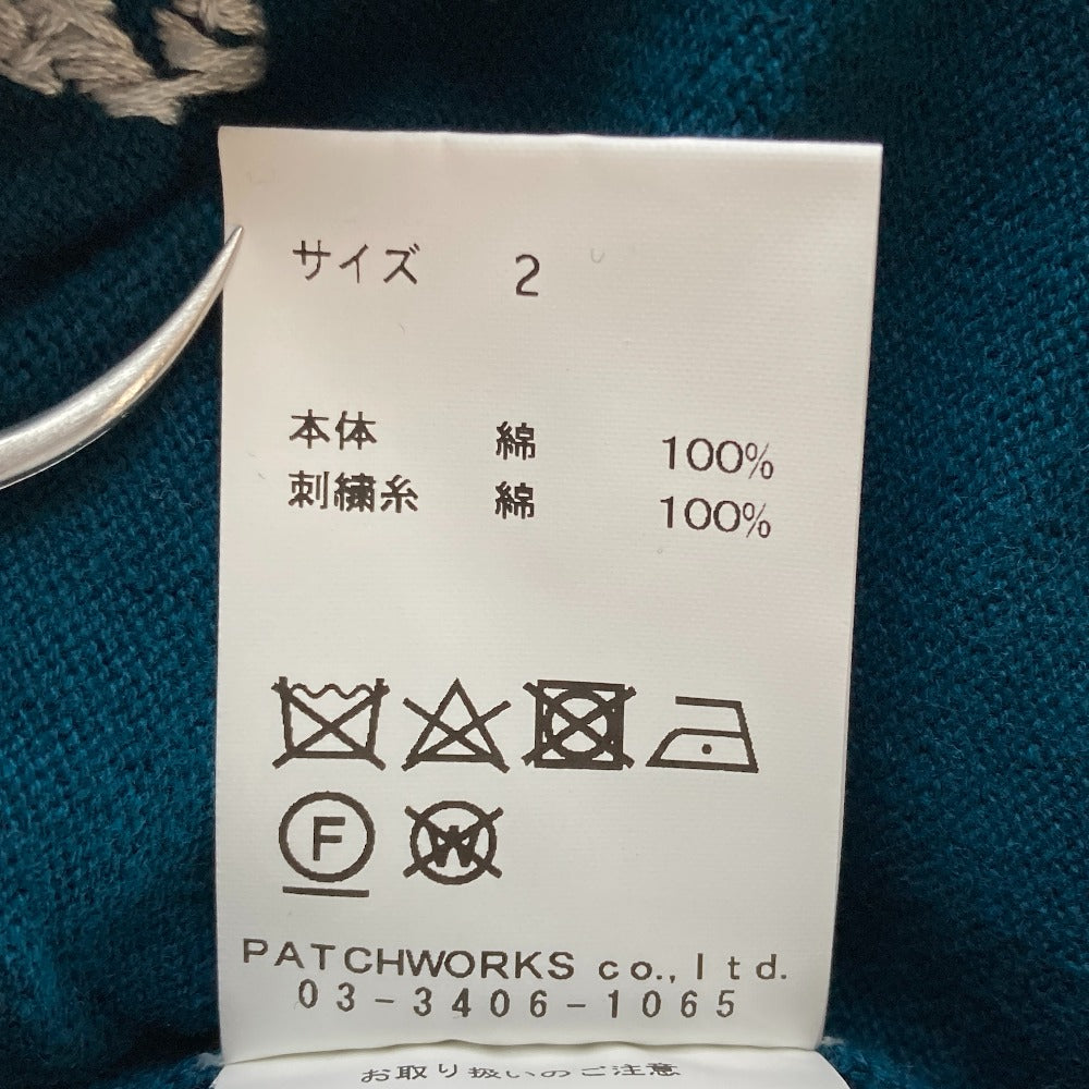 ケイタマルヤマ 刺繍ニットカーディガン